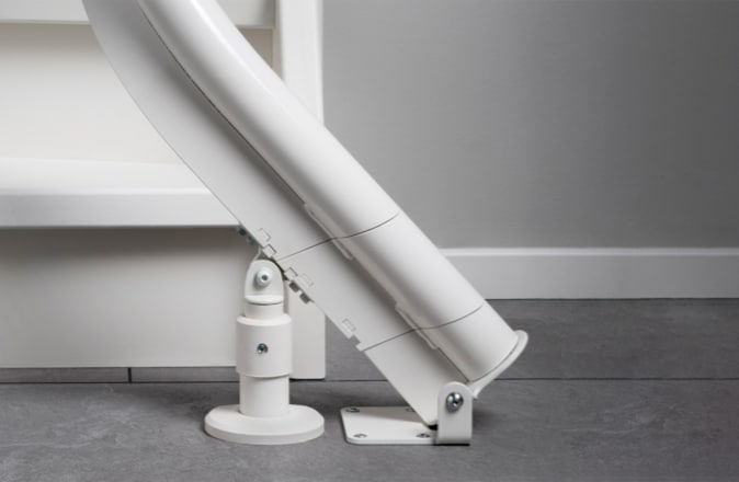 Vu que le monte-escalier est composé de différents modules standards, le Modul-Air convient parfaitement pour la location.