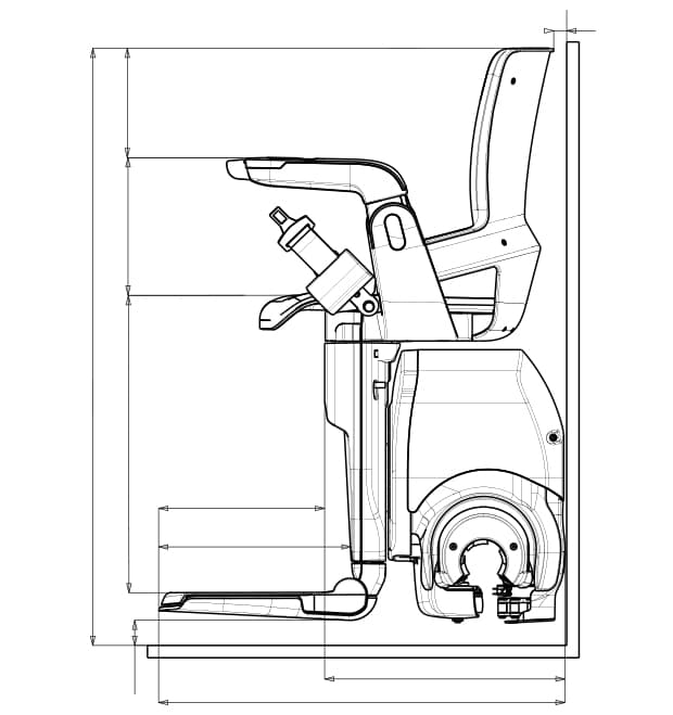 Les spécifications techniques de l'Otolift Modul-Air Smart.