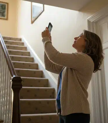 photo escalier check